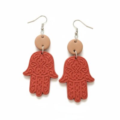 Hand Clay Earrings