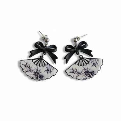 Chinese Fan Earrings