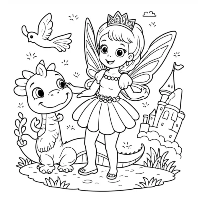 Princess Colouring Sheets (10 Pages)