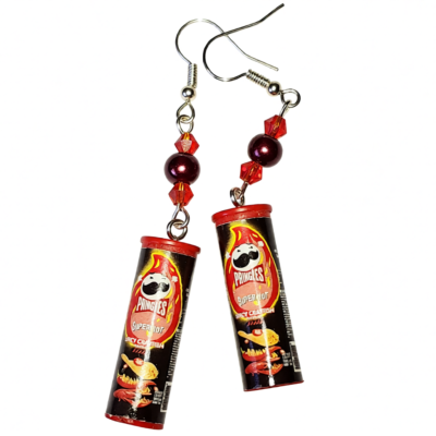 Black Pringle Earrings