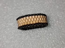 Tan Bead Ring (size 7)