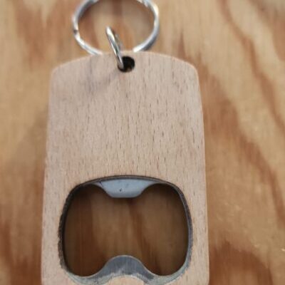 Rectangular Key Holder and Bottle Opener (Double Sided)