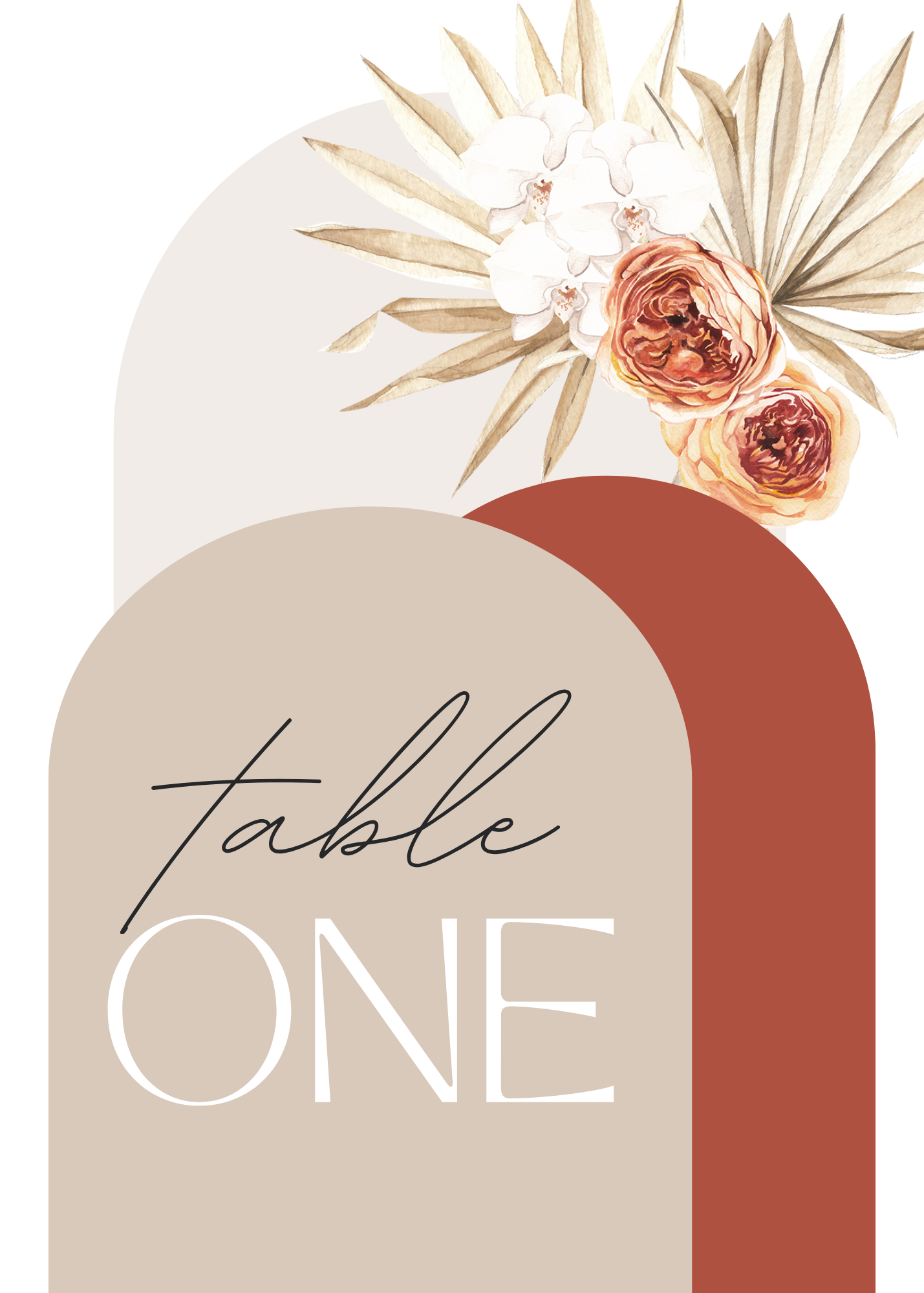 Table Number with detail