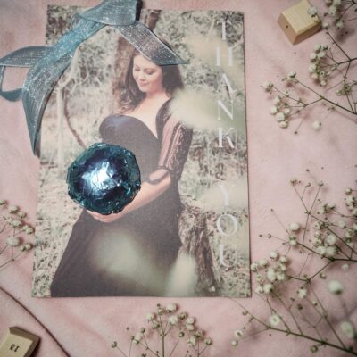 Baby Shower Thank you cards (With Sphere Chocolate)
