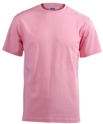180g Round neck Unisex Adult T-shirts - Soft Pink