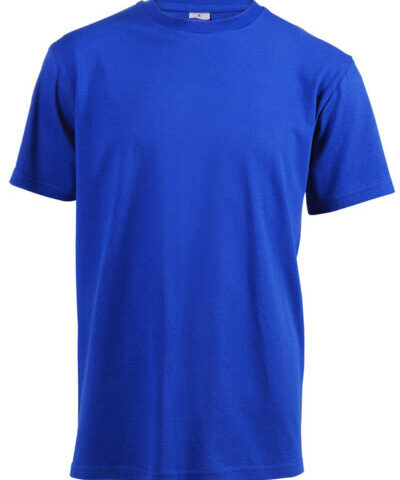 180g Round neck Unisex Adult T-shirts - Royal Blue