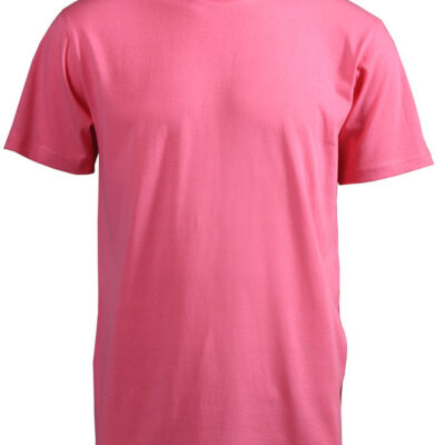 180g Round neck Unisex Adult T-shirts - Hot Pink