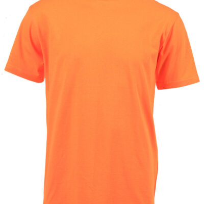 180g Round neck Unisex Adult T-shirts - Orange