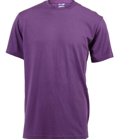 180g Round neck Unisex Adult T-shirts - Purple