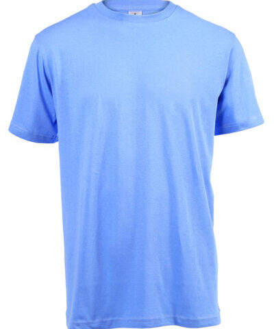 180g Round neck Unisex Adult T-shirts - Light Blue
