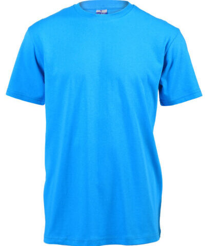 180g Round neck Unisex Adult T-shirts - Turquoise