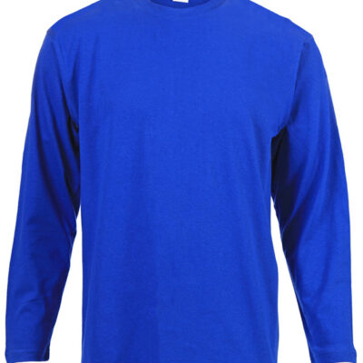 180g Kids Long Sleeve Unisex T-Shirt (Royal Blue)