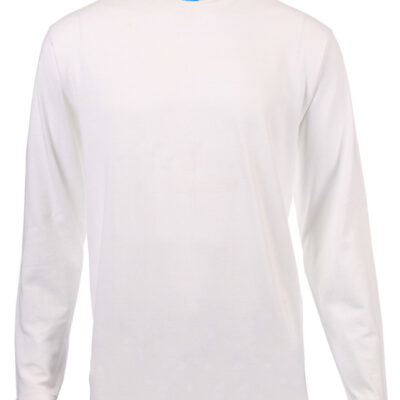 180g Kids Long Sleeve Unisex T-Shirt (White)