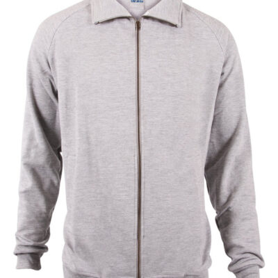 260g Adults Unisex Full Zip Jacket (Grey)
