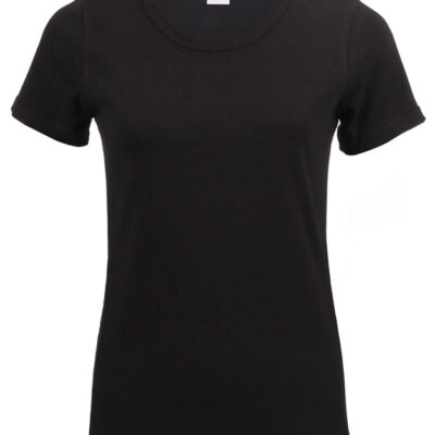 180g Ladies T-Shirts (Black)