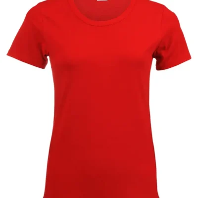 180g Ladies T-Shirts (Red)