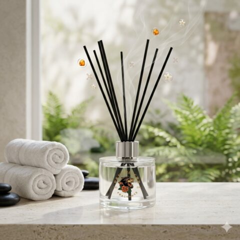 Round Clear 150ml Reed Diffuser
