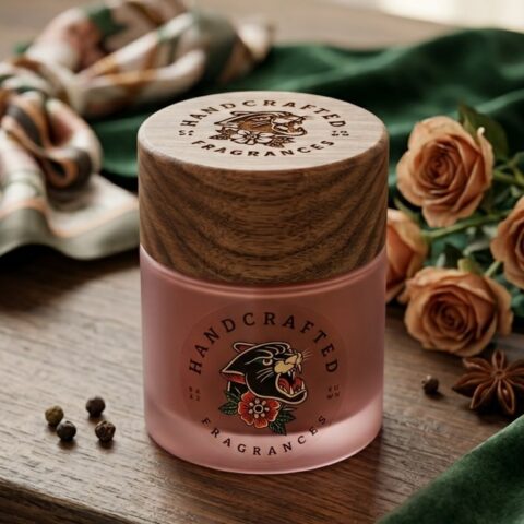 Round Wood Top Diffuser Dusty Pink 150ml
