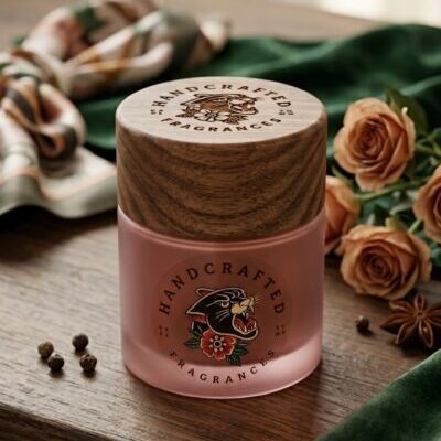 Round Wood Top Diffuser Dusty Pink 150ml