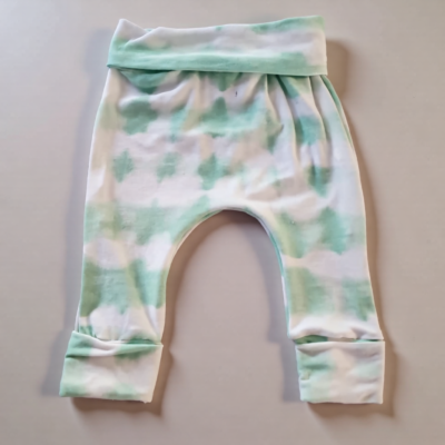 Mint & White Grow with Me Pants