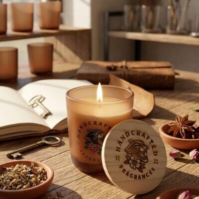 Soy Wax Candle 200ml with Wood Top