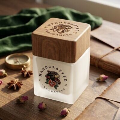 Square Wood Top Diffuser Frosted 200ml