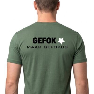 Green T-shirt - Gef*k maar gefokus - Men XL