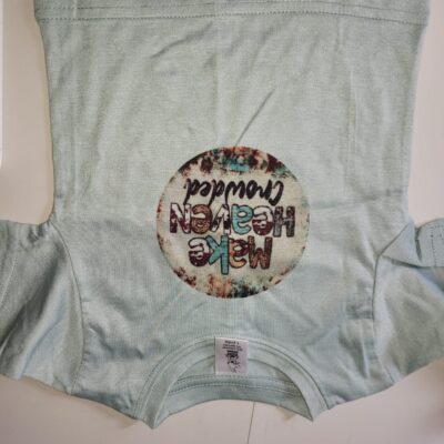Green T-shirt "Make Heaven Crowded" (1-2 Years)