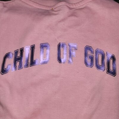 Pink T-shirt with Lilac Print (4-5 Years) - print is on the back